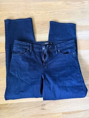 Hudson Dark Wash Straight Leg Jeans